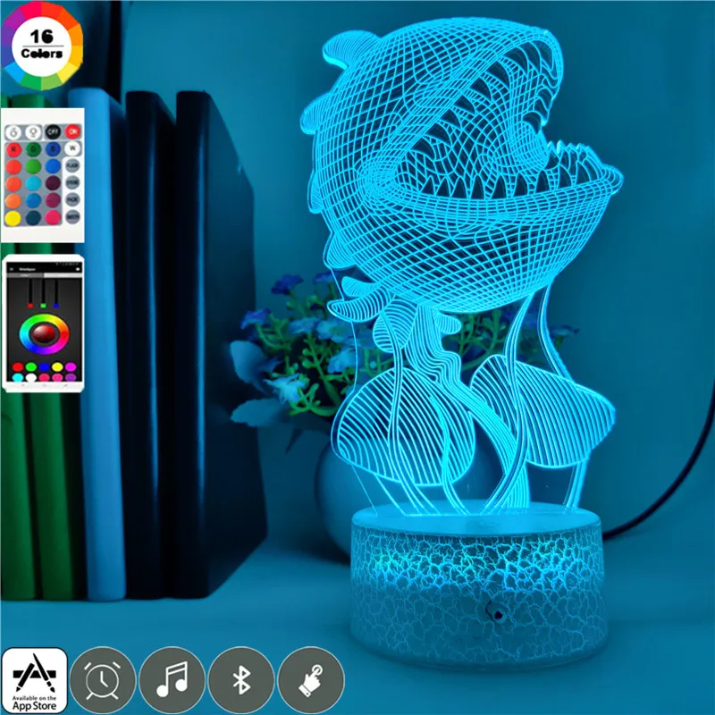 

Night Light for Kids Room Game Plants vs. Zombies Chomper Cool 3d Table Light Children Night Lamp LED Decorative Light Xmas Gift