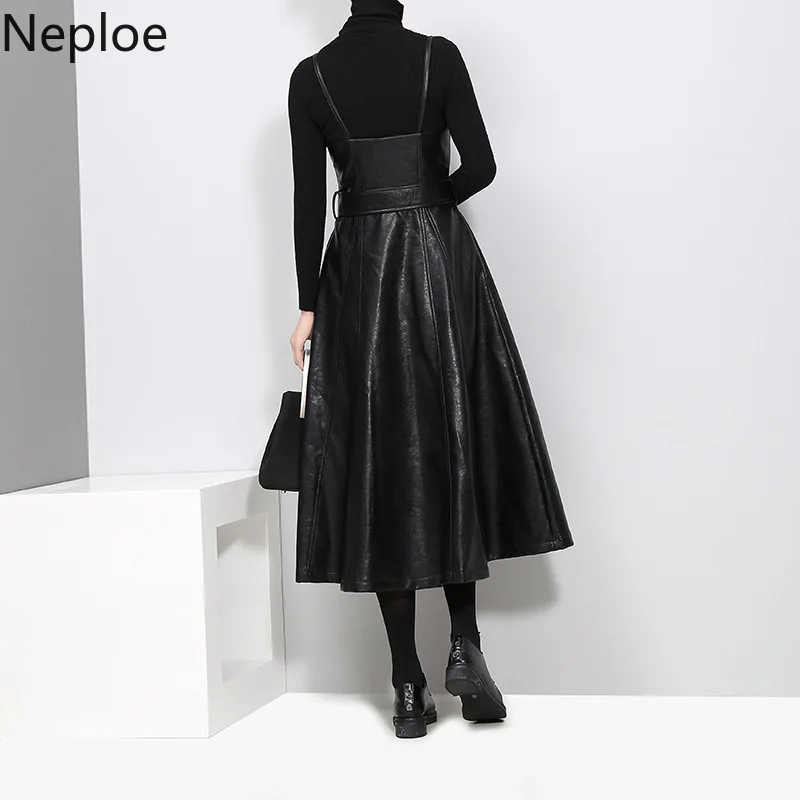 Neploe облегающее черное платье трапециевидной формы с высокой талией без бретелек