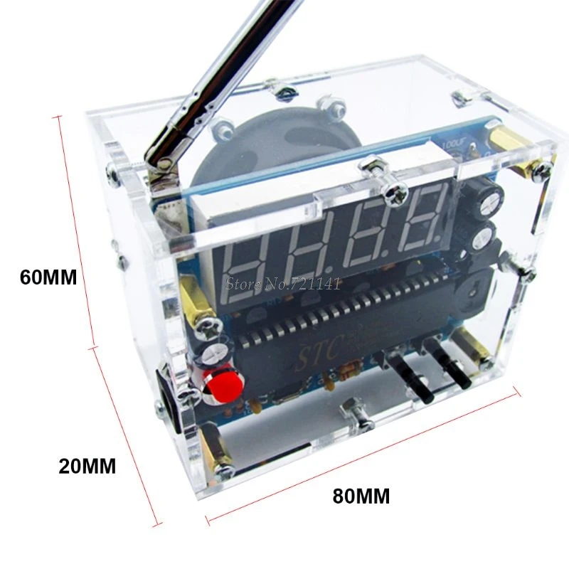 

Mini Digital FM Radio 87MHZ-108MHZ 2W 8ohm Speaker Electronics Kit Compatible Kits &DIY Kits Whosale&Dropship