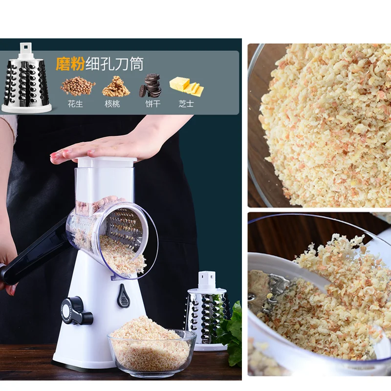 

Manual Vegetable Cutter Slicer Multifunctional Round Mandoline Slicer Potato Cheese Kitchen Gadgets Kitchen Accessories