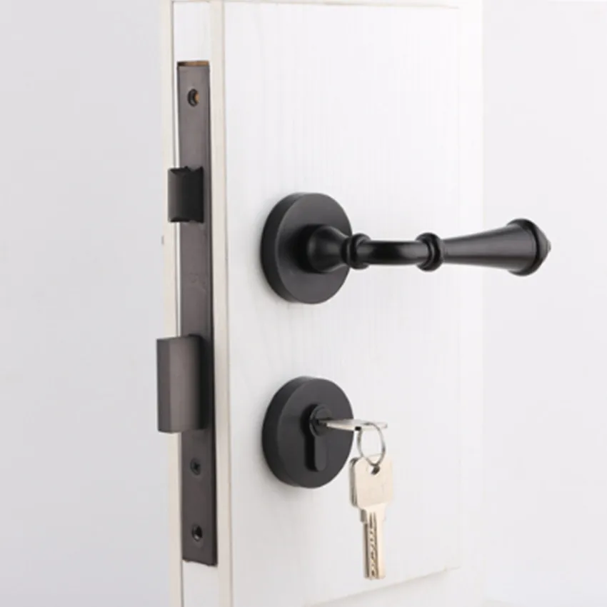 Высококачественный ретро роскошный черный механический бесшумный раздельный