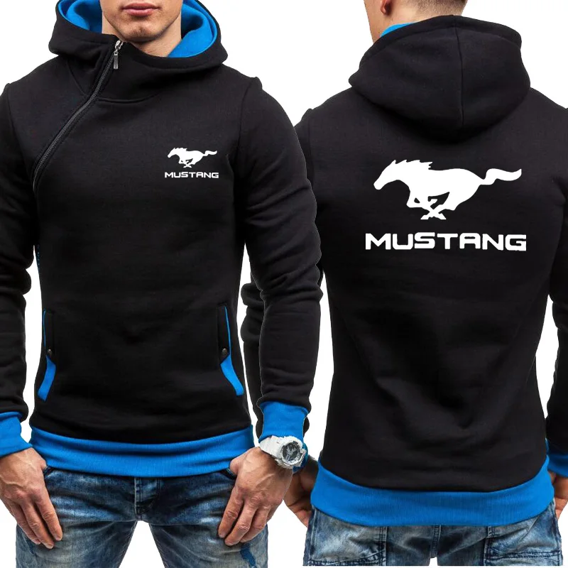

Hoodies Men Mustang Car Logo Sweatshirt Fashion Hoody Spring Autumn Fleece Cotton Zipper Jacket HipHop Harajuku Male Clothing 55