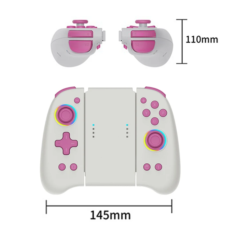 Беспроводной игровой контроллер Switch OLED с OLED-дисплеем и подсветкой для Nintendo Switch.