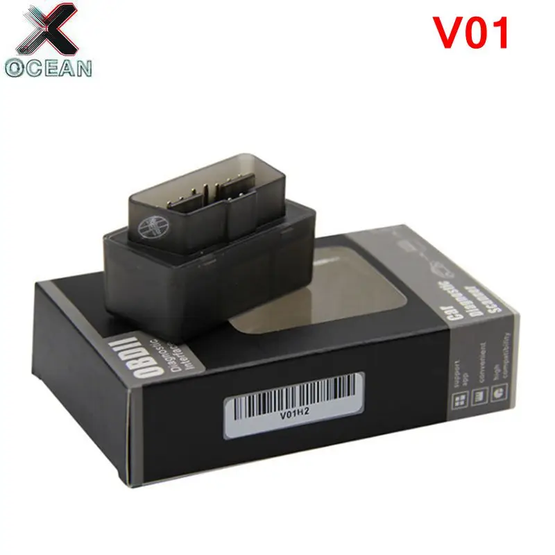 Лучший Автомобильный сканер ELM327 V01 V1.5 ELM 327 Bluetooth OBD2 v1.5 Android автомобильный