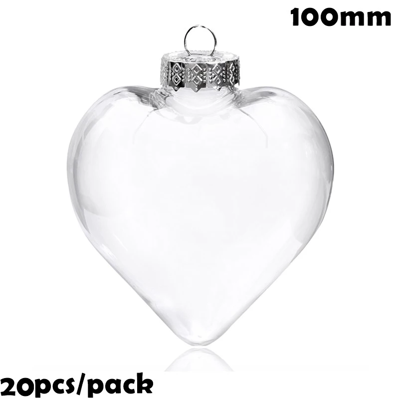Акция 20 штук x DIY Paintable/Небьющийся Рождественский шар украшение 100*90 мм пластиковое
