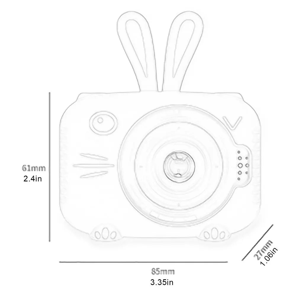 

X7 Children's Digital Camera with 8g Memory Card Hd Duallens Camera Photo and Video Multi-function Camera
