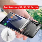 100D Новая роскошная изогнутая Гидрогелевая пленка для Samsung Galaxy S8 S9 Plus, Защитная пленка для экрана Samsung S6 S7 Edge Plus Note8