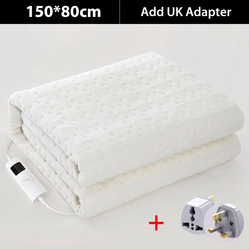 150x80 UK Adapter Xiaomi youpin, умное удаление клещей, электрическое одеяло, безопасность, синхронизация, интеллектуальный контроль температуры, удобная стирка для зимы - Color: 150x80 UK Adapter