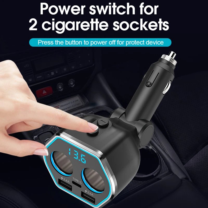 CDEN Быстрая зарядка 3 0 USB Автомобильное зарядное устройство для iPhone QC3.0 QC Type C PD