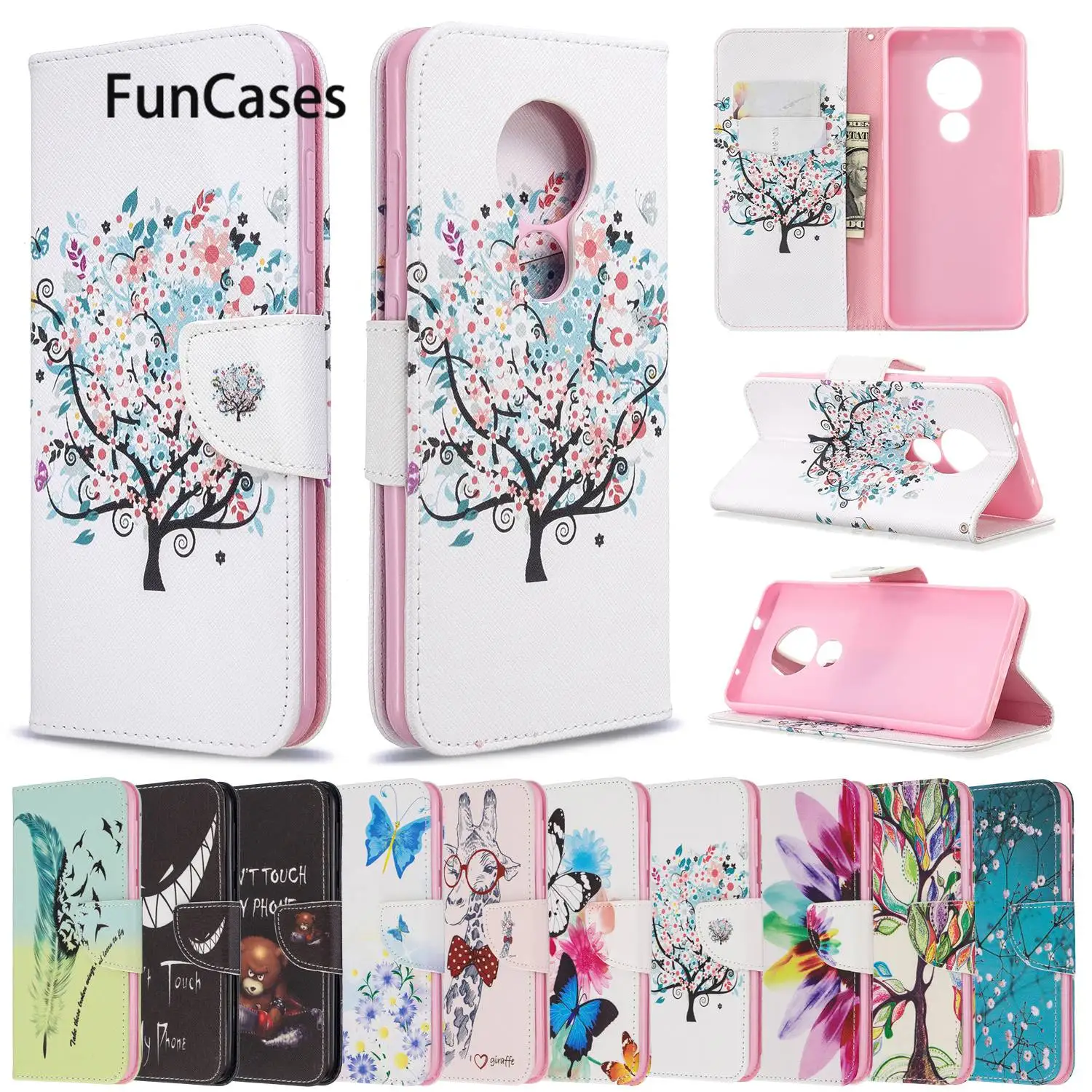 Сливы телефона Etui чехол s для Nokia 7 2 из искусственной кожи с рисунками Cove 6 1 Чехол