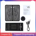 EMS массажер для ног, коврик для йоги, коврик для акупрессуры, Электрический массаж ног, физиотерапия для стимуляции мышц тела, уход за здоровьем, Relaxatio