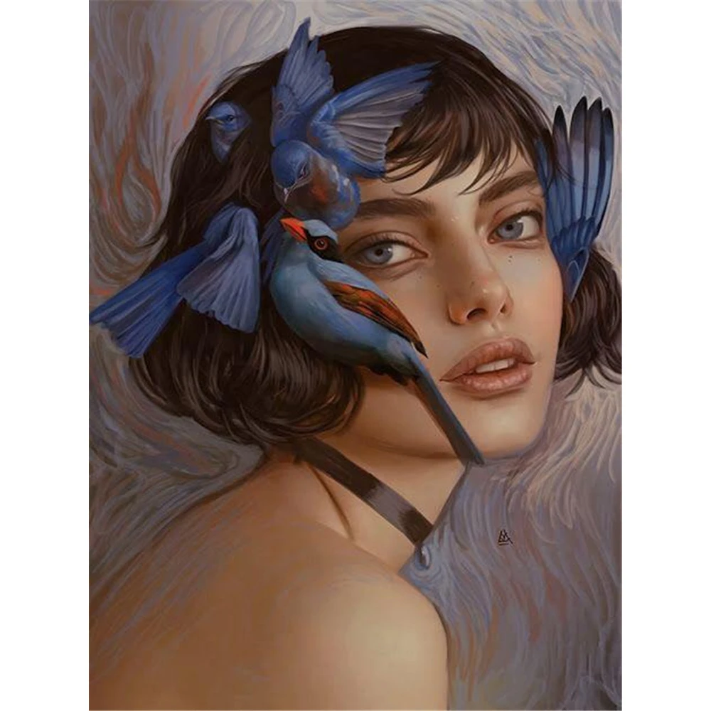 

Красочная Женская каллиграфия DIY 5D полная мозаика Набор для вышивки домашний декор Комплект рождественских подарков