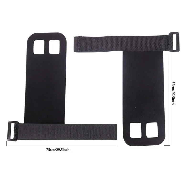 1 Pair Black 1 пара рукоятка Синтетическая кожа гимнастика защита ладоней перчатка Потяните Вверх Бар перчатка для спортзала перчатки для спортзала - Цвет: 1 Pair Black