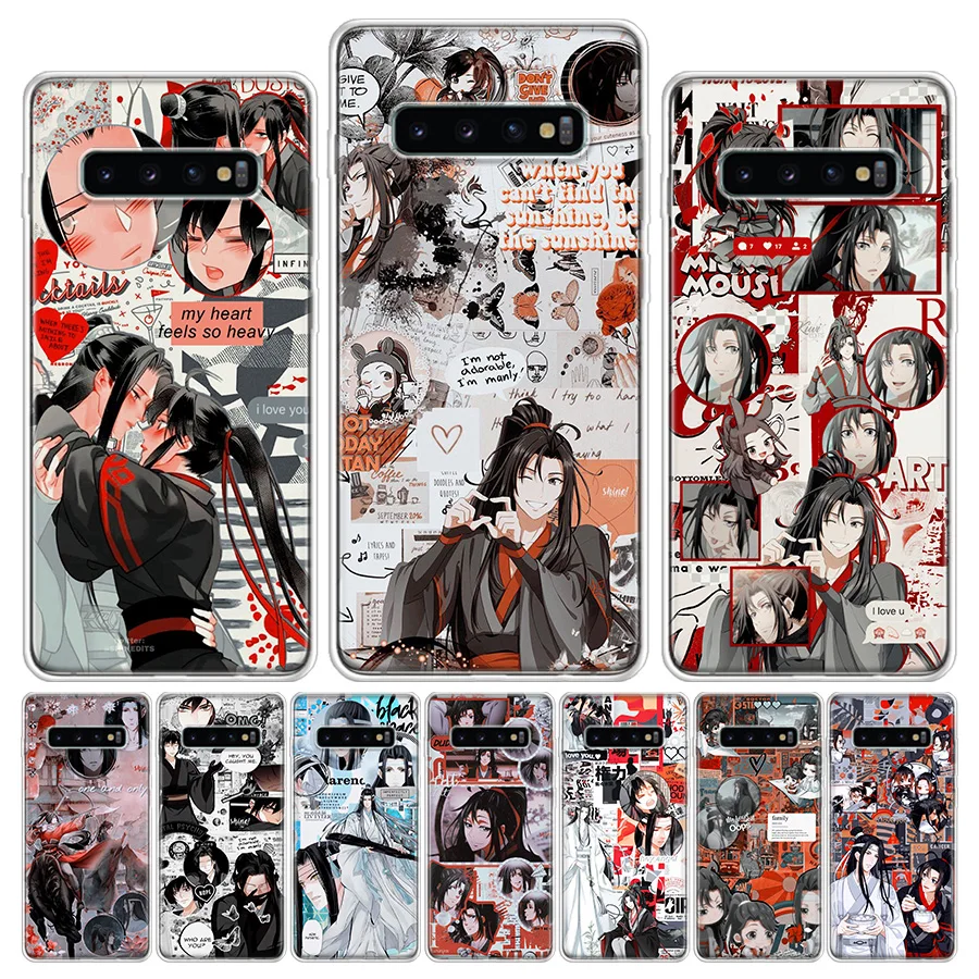 

Anime Mo Dao Zu Shi MDZS Cover Phone Case For Samsung Galaxy S23 S22 Ultra S21 S10 Plus S20 FE S10E S9 S8 S7 Cover Capa Soft TPU