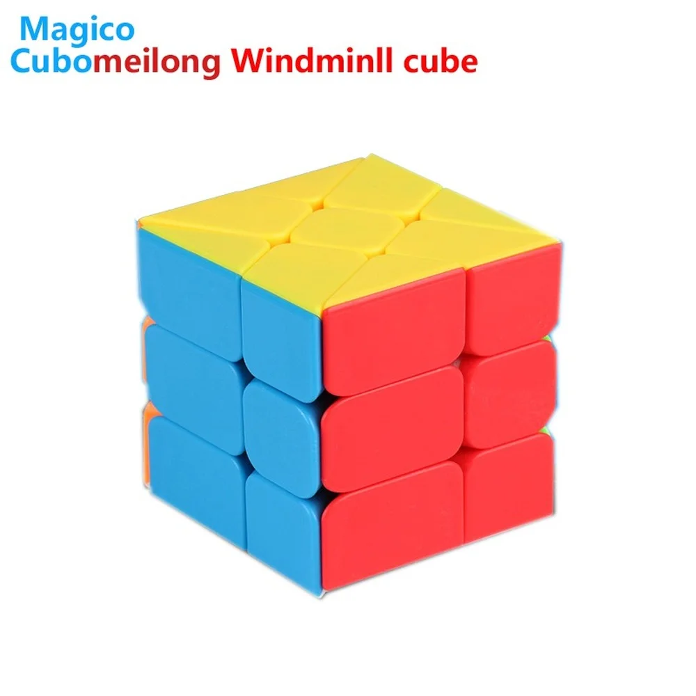 Moyu Meilong 3x3 Волшебные кубики ветряной мельницы 3x3x3 MoFangJiaoShi головоломка твист образовательные детские игрушки для мальчиков девочек игры Cubo де...