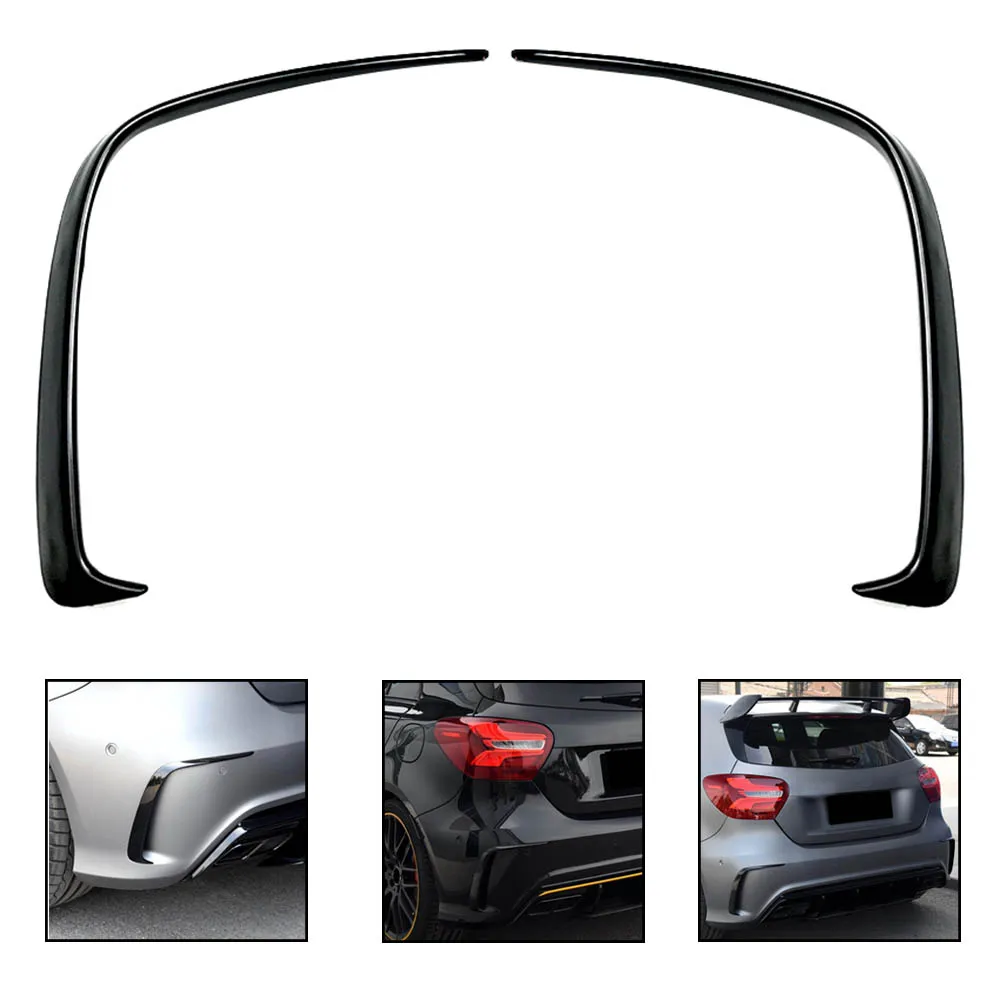 1 пара профессиональные воздушные автозапчасти Черный Автомобильный задний