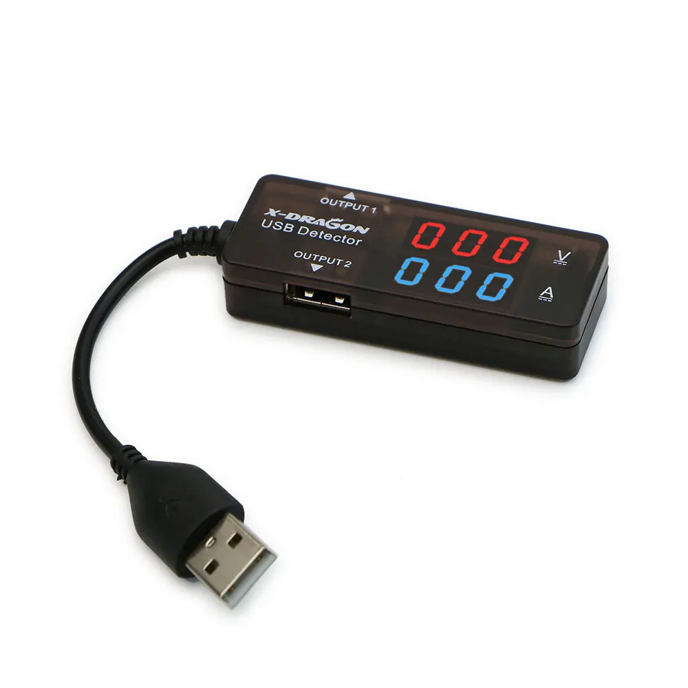 Измерительный прибор USB тестер емкости напряжения тока измерителя мощности