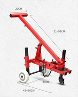 hand push ground slotting support road concrete cutting machine water and electricity installation frame lifting type