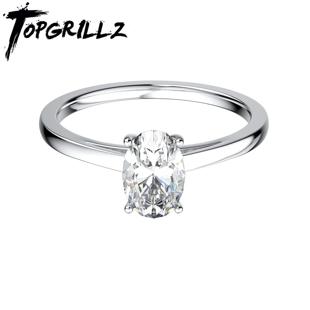 

Jinao 0.5ct, серьги в форме маленького овального кольца с муассанитом D Цвет Классический круглый вырез VVS1 женские обручальные кольца 925 стерлингового серебра ювелирные украшения