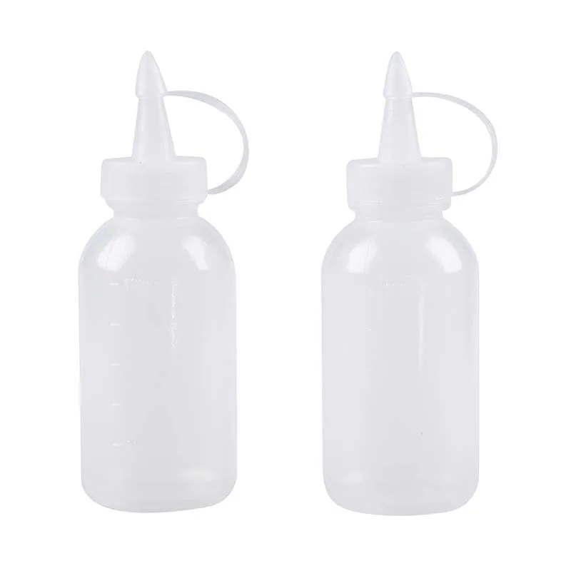 Новейшее кухонное пластиковое масло для соуса бутылка дозирования жидкости 100cc 2
