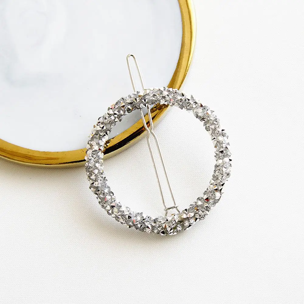 Женская шпилька для волос 2 шт. простой геометрический зажим звезда треугольник