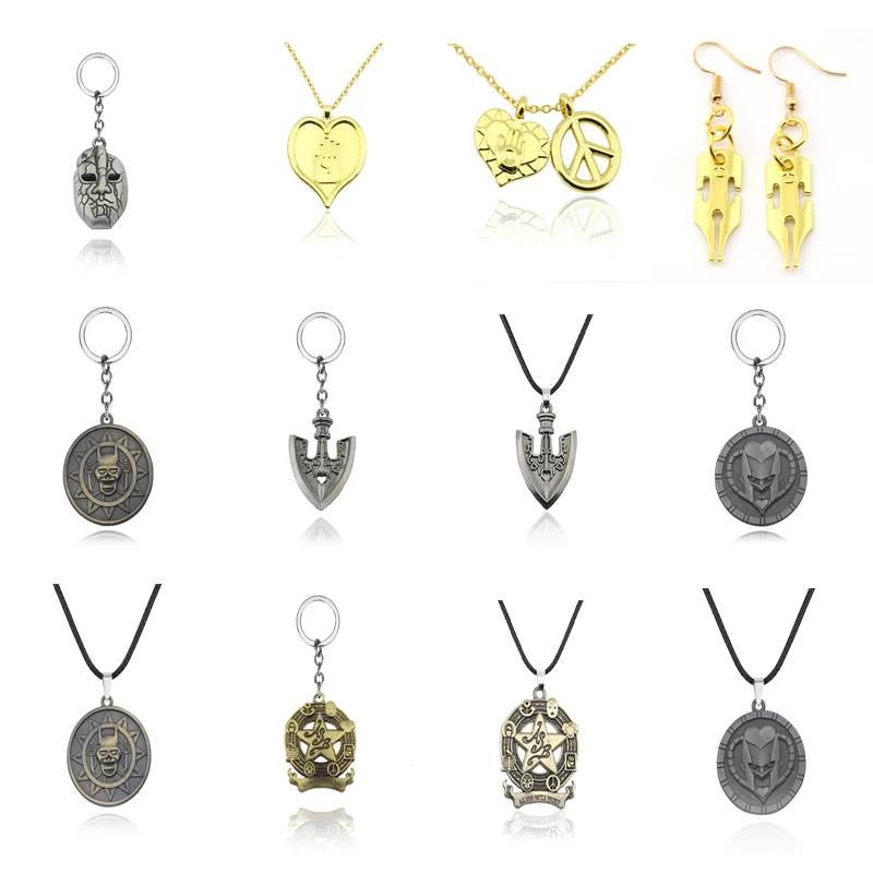 Горячее ожерелье Аниме JOJOS причудливые Приключения ожерелье s KILLER QUEEN Higashikata Josuke ювелирные изделия Ketting ожерелье для поклонников