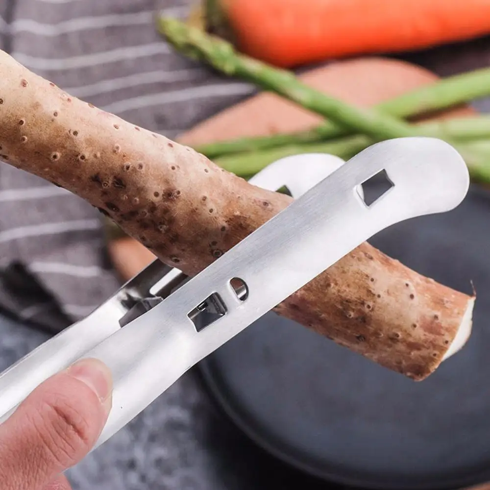 

1PC Double-sided Asparagus Peeler Stainless Steel Creative Yam Peeler Cucumber Potato Peeler