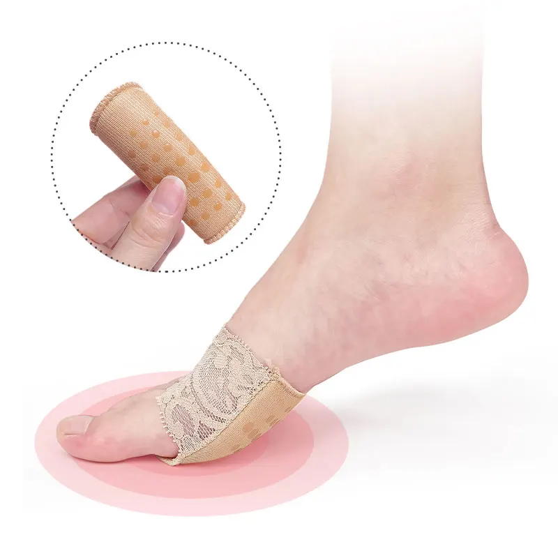 Половинная стелька невидимая противоскользящая впитывающая пот с высоким