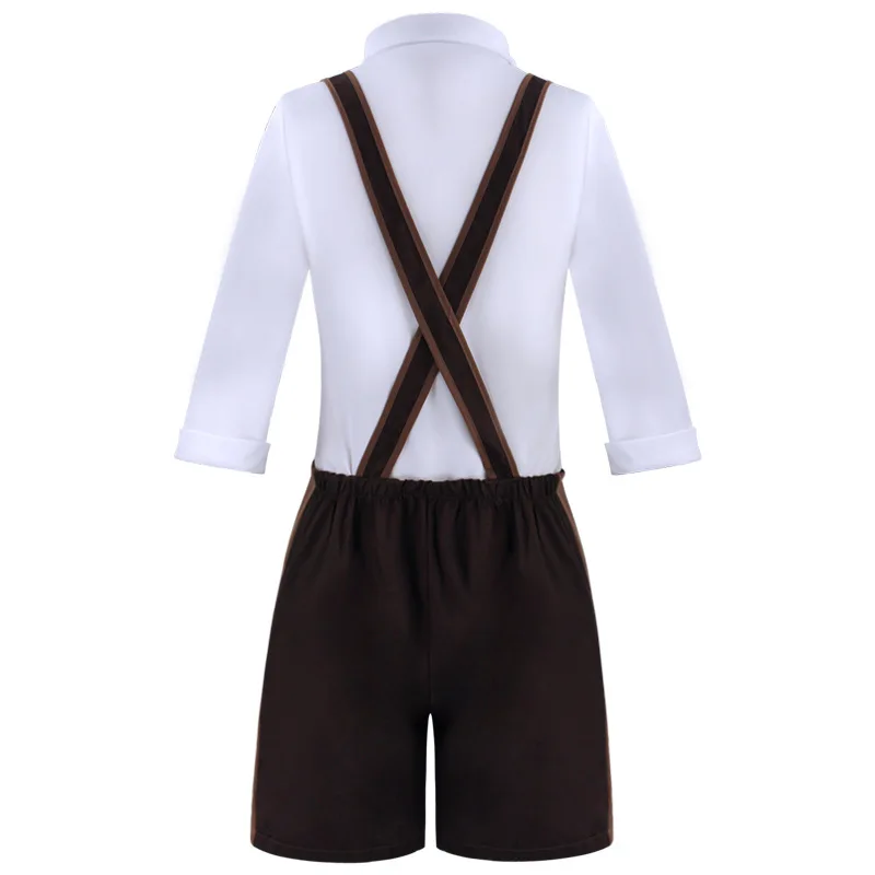 Роскошный мужской костюм на Октоберфест Lederhosen 3 шт./компл. немецкий баварский
