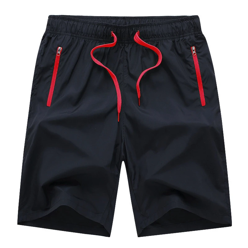 Шорты мужские пляжные быстросохнущие однотонные облегающие Короткие штаны для