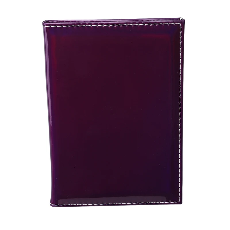 Purple Дорожные лазерные обложки для паспорта, чехол для ID банковских карт, бизнес-держатель для женщин и мужчин, сумка для паспорта, кошелек, кошелек - Цвет: Purple