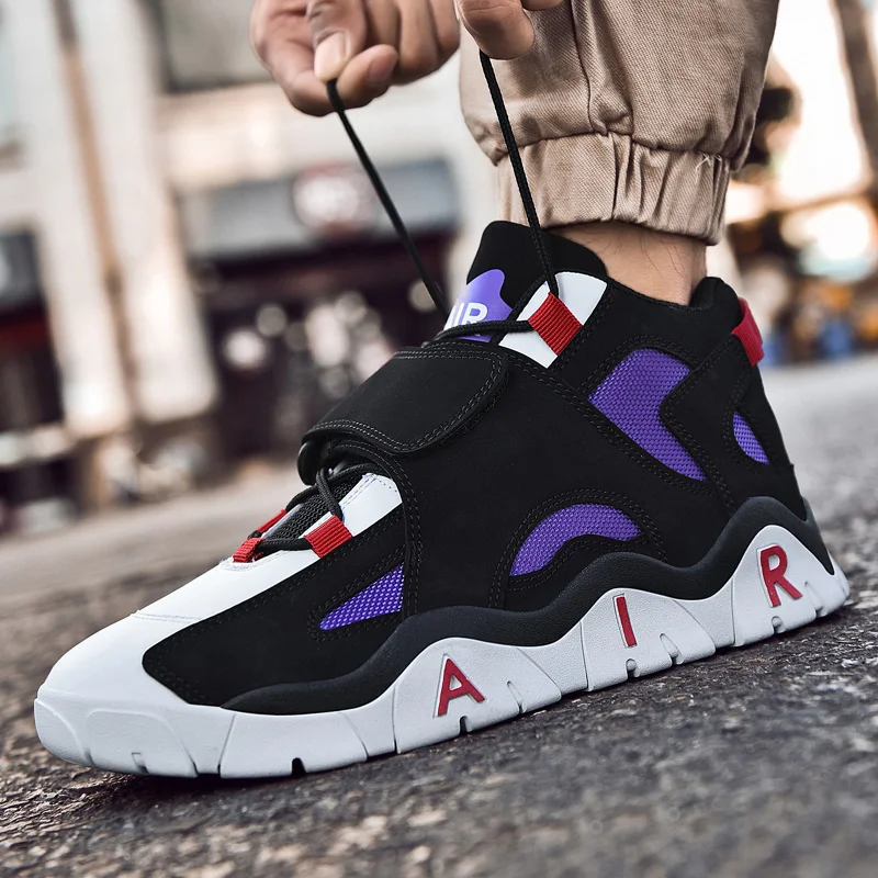 

Men Basketball Shoes Ankle Boots Breathable Man Trainers Men's Sneakers Outdoor High Top Basketbol Ayakkabi Basket Homme