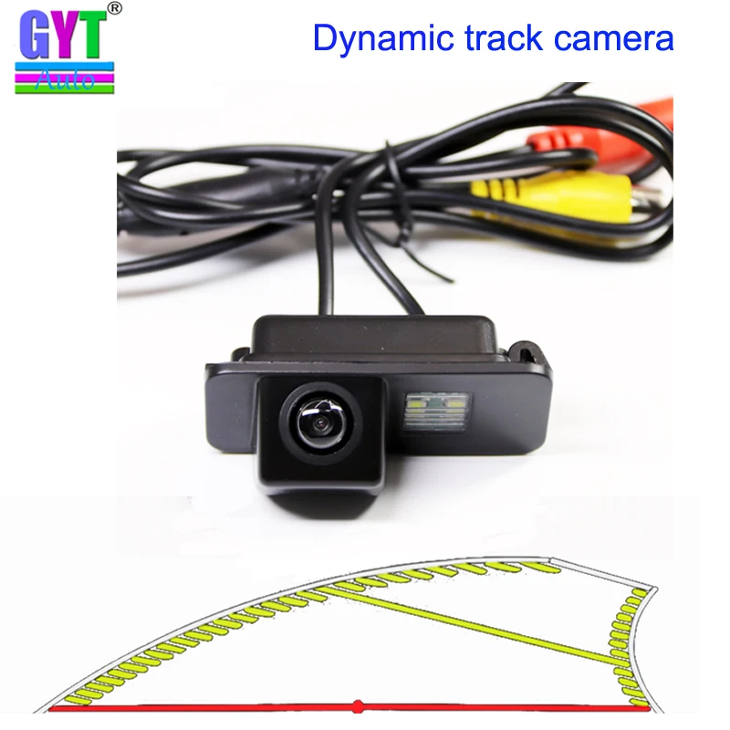 

Dynamic Trajectory Tracks car Rear view Backup Parking Camera For Ford Focus Hatchback MK2 Fiesta S-max Kuga Mondeo