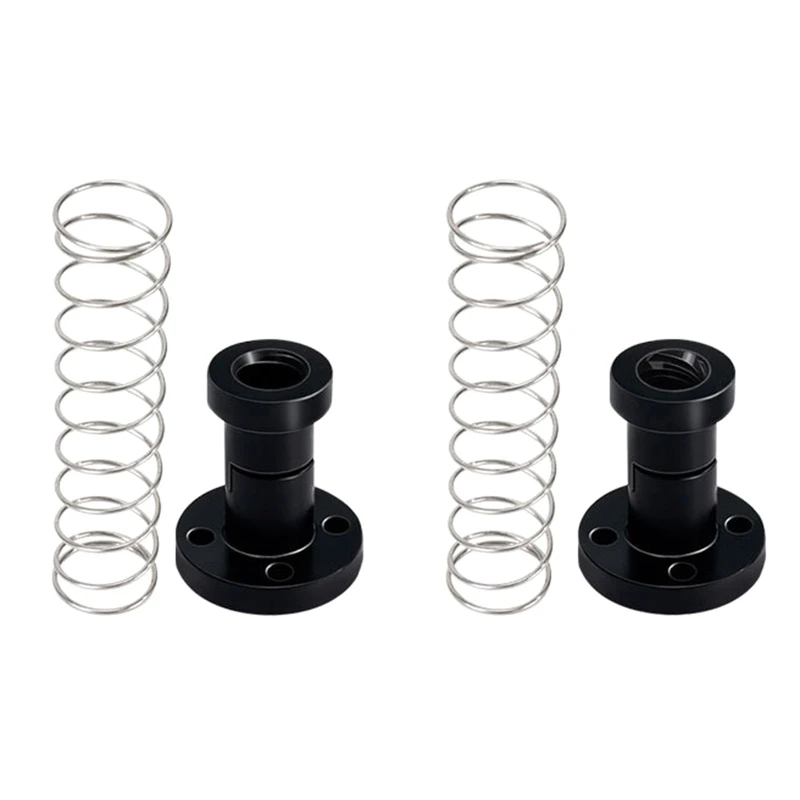 

2022 New Anti Backlash Nut T8 POM Elimination Gap Spring Loaded Nut 3D Printer Accessories (Pitch 2 mm Lead 2mm / 8mm )