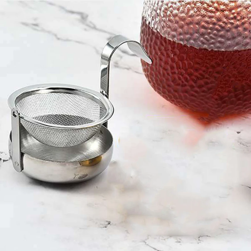 

Tea Strainer with Fine Mesh Loose Tea Holder with Strainer Tea Accessories Infuser or Tea Steeper for Cup or Tea Cup
