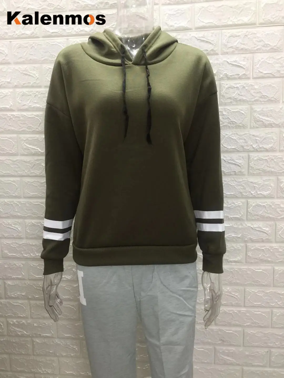 Толстовка размера плюс спортивная одежда для женщин осенняя с длинным рукавом на