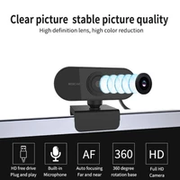 webcam 1080p full hd web camera with mic usb plug web cam for mac pc computer laptop desktop 360 degree rotatable mini camera