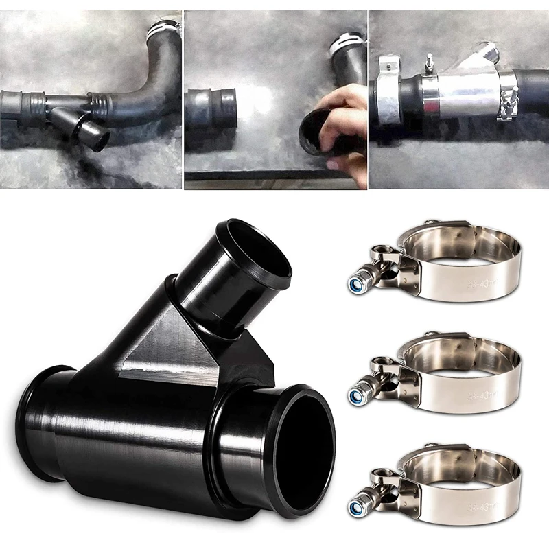 

Nony Weldless Dual Radiator Coolant Y-Pipe Compatible with Dodge Ram 2500 3500 6.7L Cummins Diesel 2013-2020