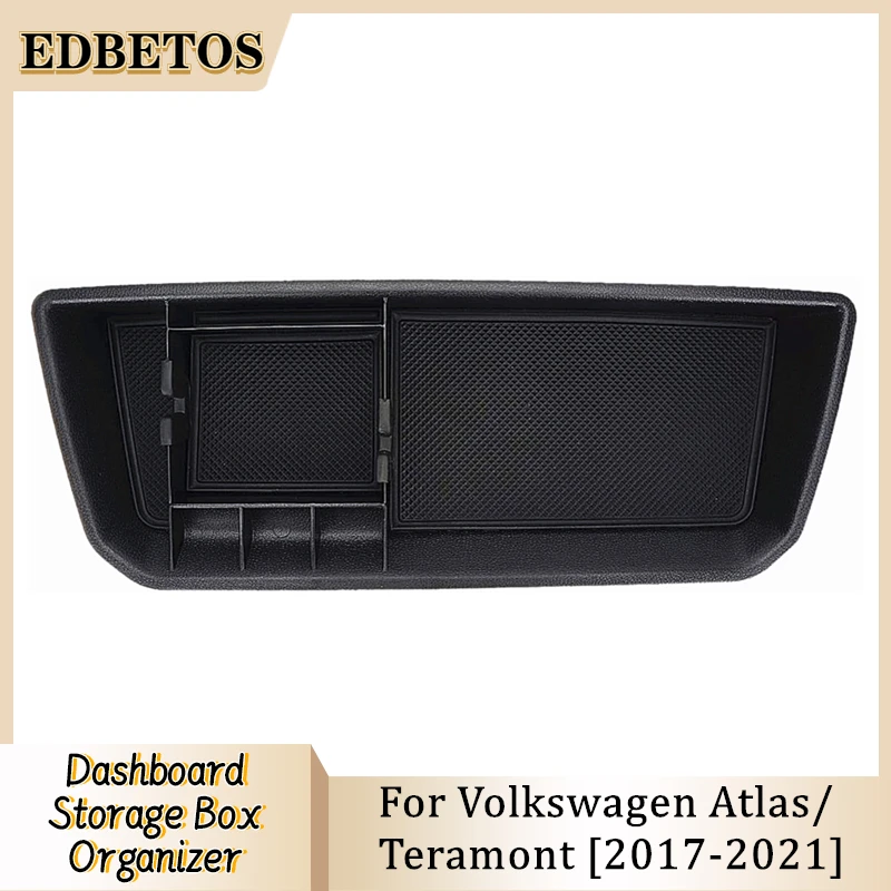 

For Volkswagen VW Atlas / Teramont 2017 2018 2019 2020 2021 Car Dashboard Storage Box Organizer Holder Tray Accessories