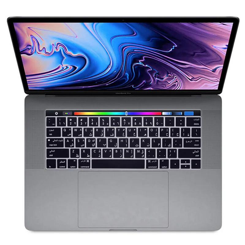 HRH арабский силиконовый чехол для клавиатуры Mac Pro 13 &quotA1706 A2159Pro 15&quot A1707 2019/2018/2017