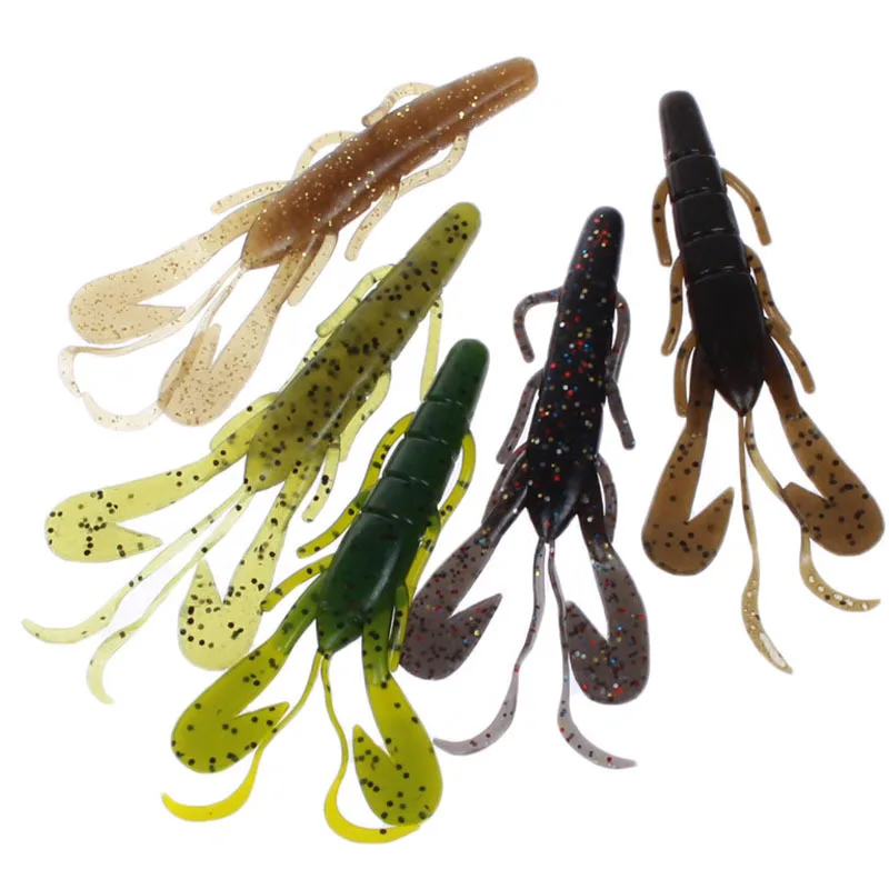 

6g South Korea Shrimp Soft Baits Bionic Shrimp Plastic Lure Artificial Rubber Soft Lure Silicone Bait Wobbler