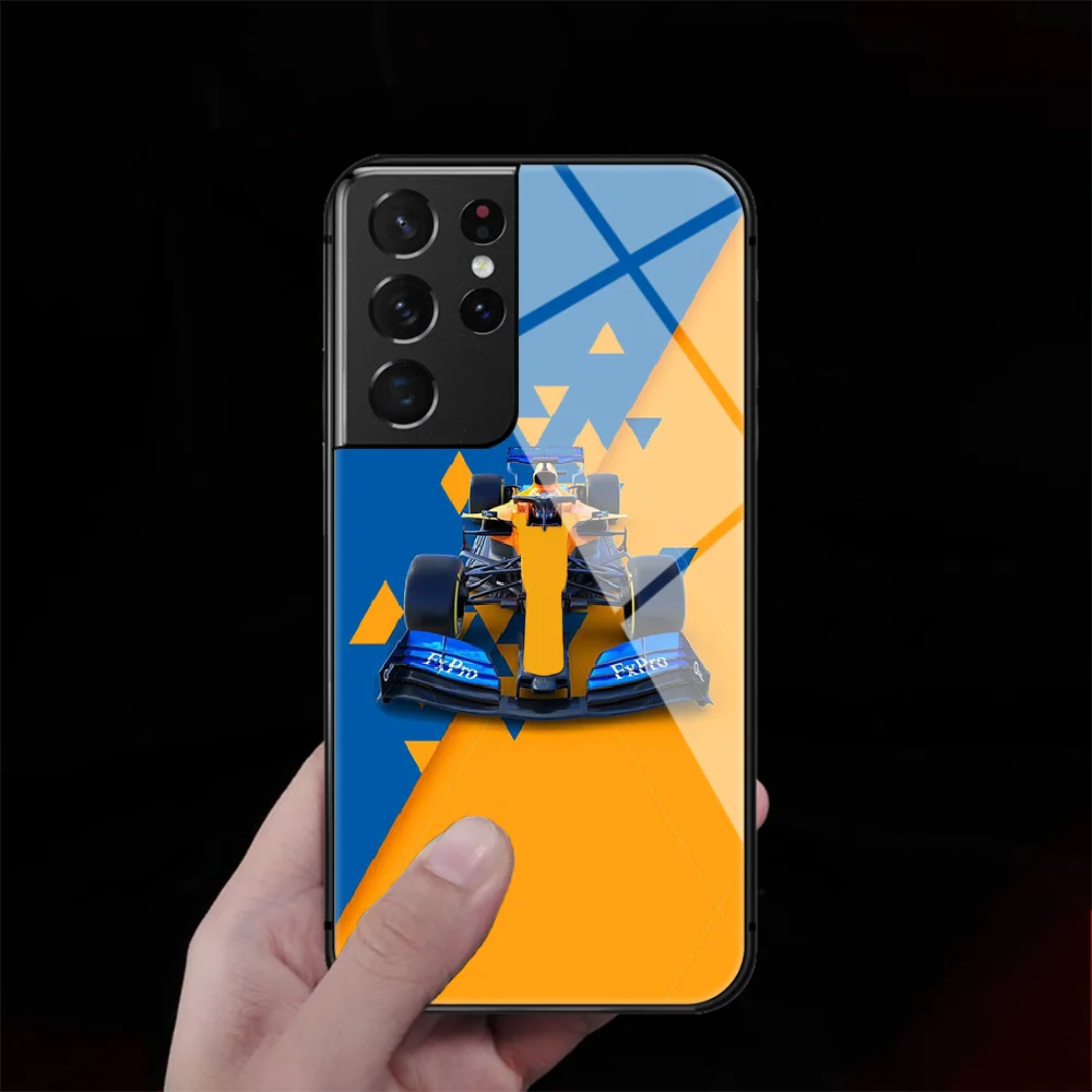 

Lando Norris F1 Tempered Glass Phone Case Cover For Samsung Galaxy S Note 8 9 10 20 21 E FE Plus Uitra Pretty Soft Luxury