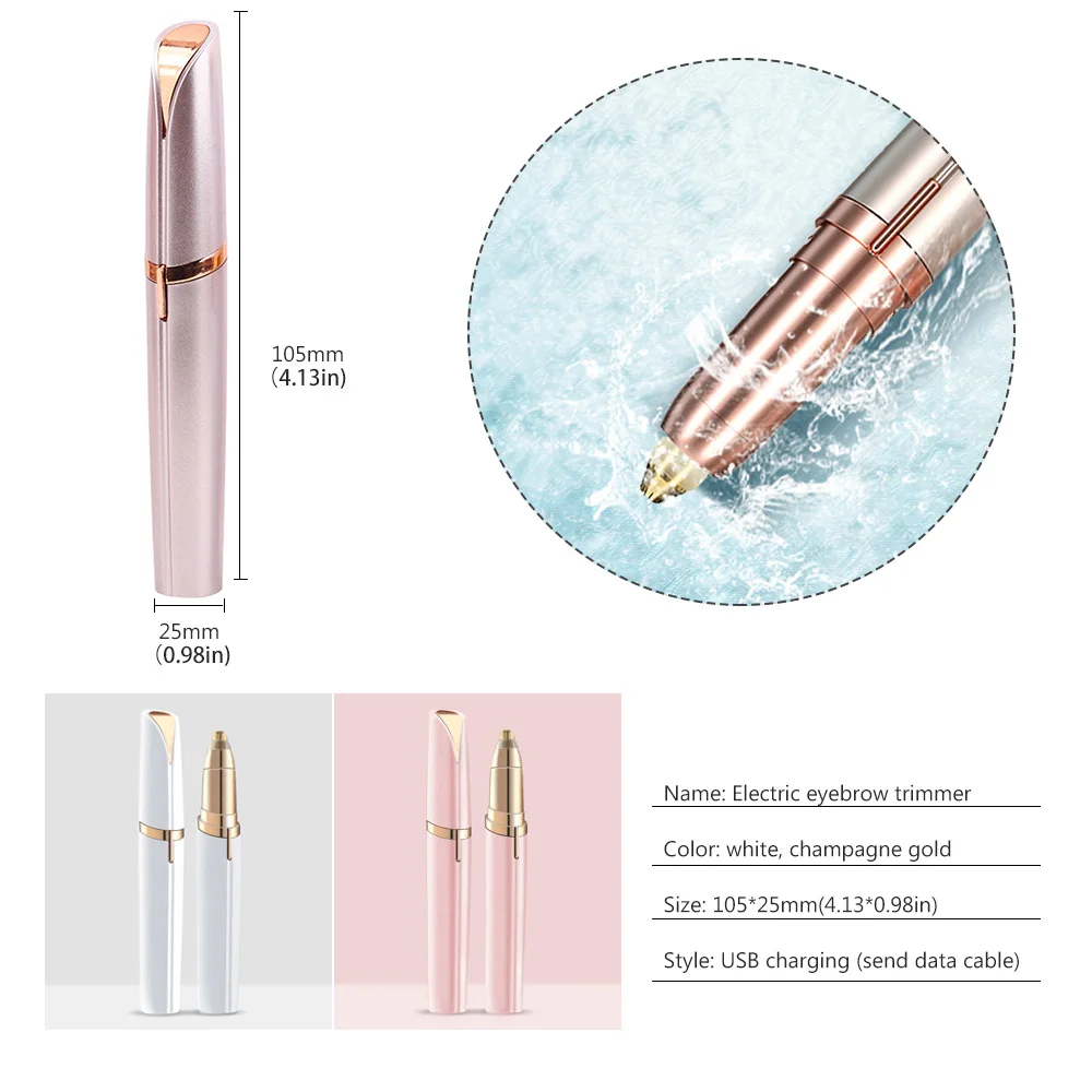 

Mini electric eyebrow trimmer make-up painless eyebrow epilator for women razor portable facial epilator Eye Brow Shaper H