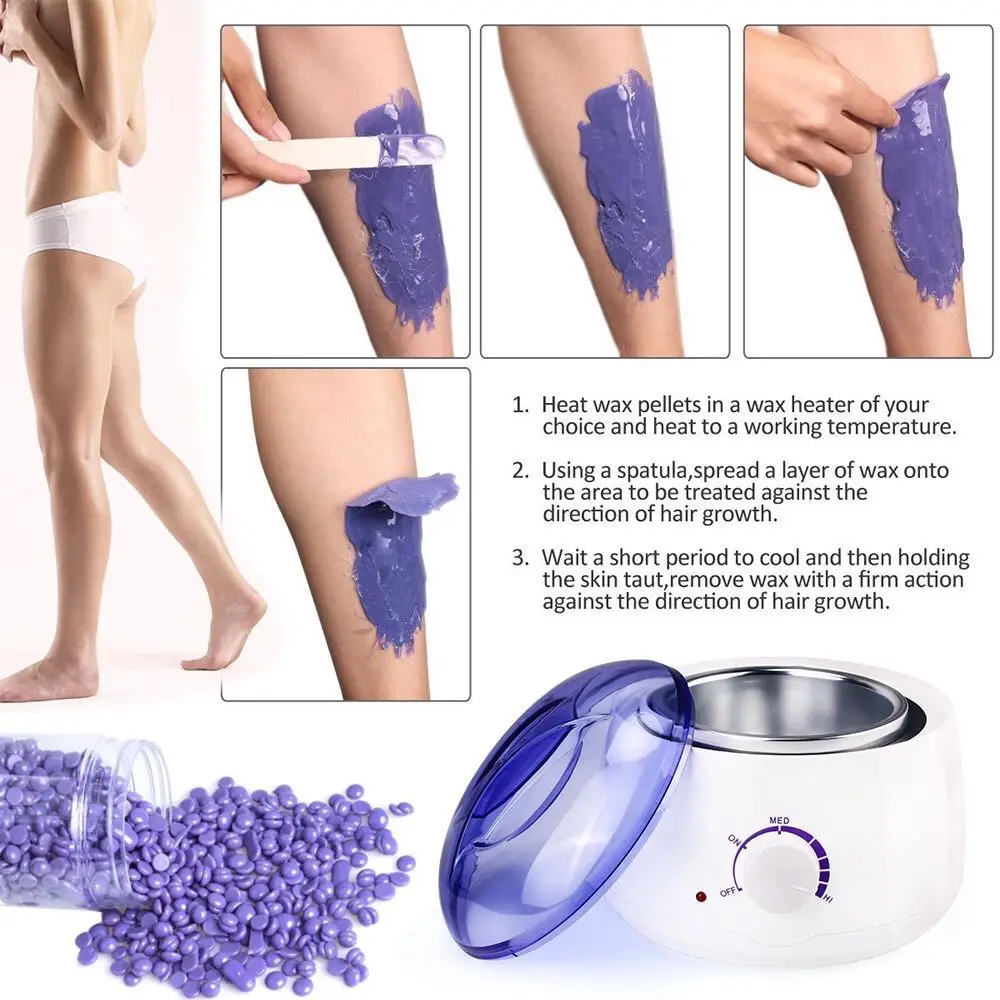 Электрический комплект для эпиляции нагреватель воска 500 куб. См + жесткие