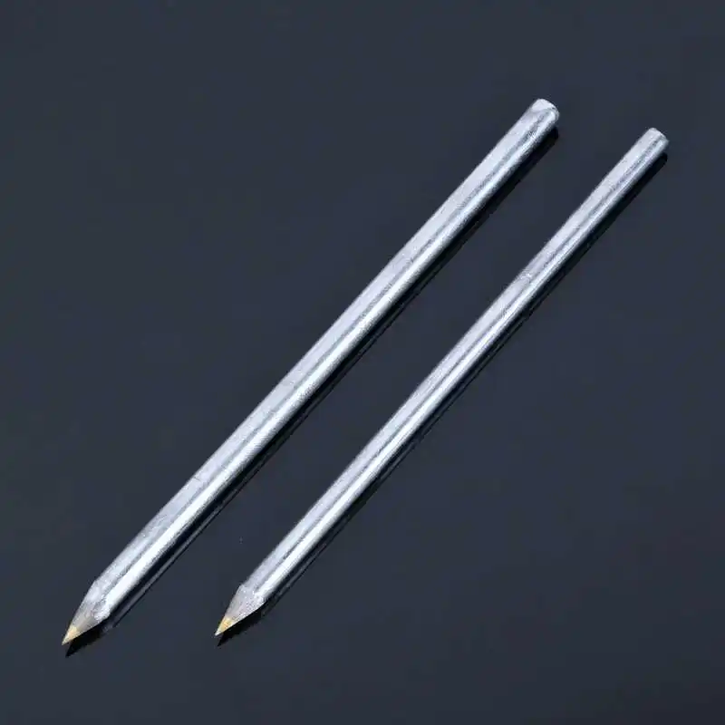 2pcs/lot Professional Tile Cutter Cutting Machine Glass Cutter Carbide Scriber Hard Metal Pen Engraver Glass Knife Cutting Tool