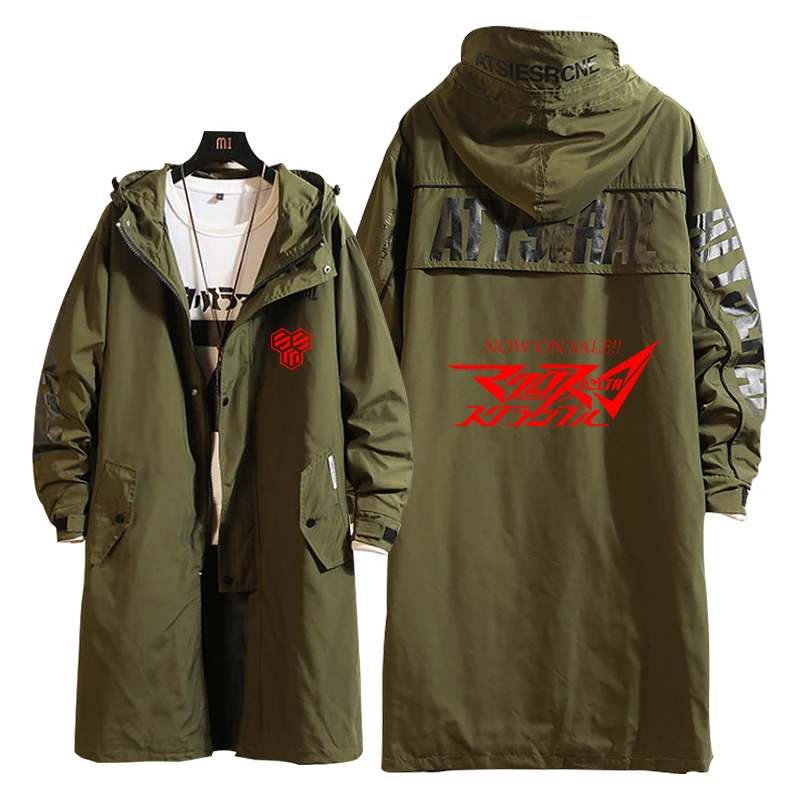 

Пальто гиперпространственная крепость костюма героев из аниме «Макросс Косплэй Толстовка с принтом световой куртки штормовка унисекс дли...