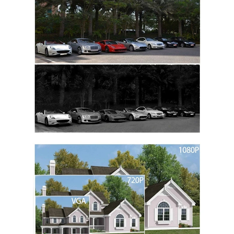 

C17S Monitor, Outdoor Hd Night Vision Waterproof Wifi Remote Surveillance Camera Supports Mobile Remote Viewing