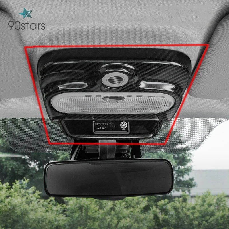 

Наклейка из углеродного волокна на крышу автомобильной консоли, декоративная крышка, наклейка для модификации для нового Smart 453 Fortwo Forfour, акс...