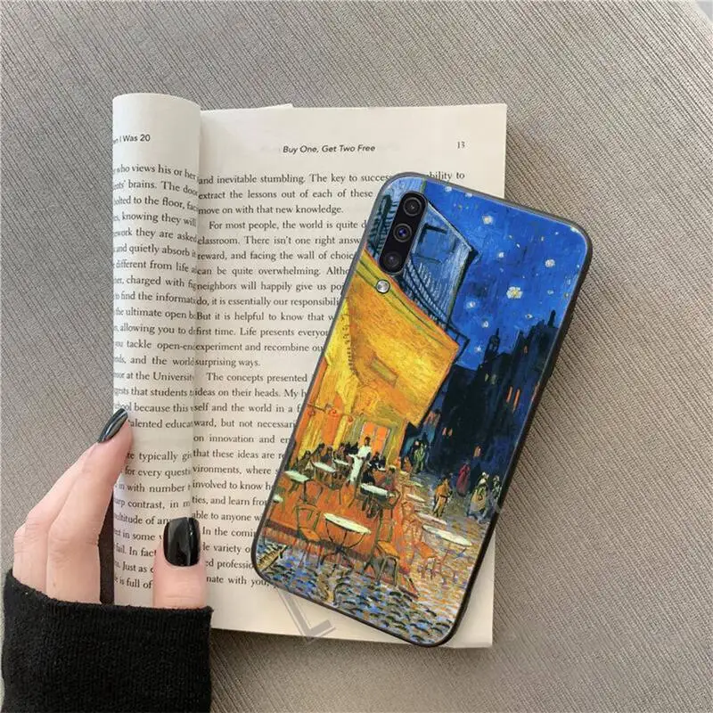 

0 Van Gogh Skull Tardis Phone Case For Samsung A40 A31 A50 A51 A71 A20E A20S S8 S9 S10 S20 Plus note 20 ultra