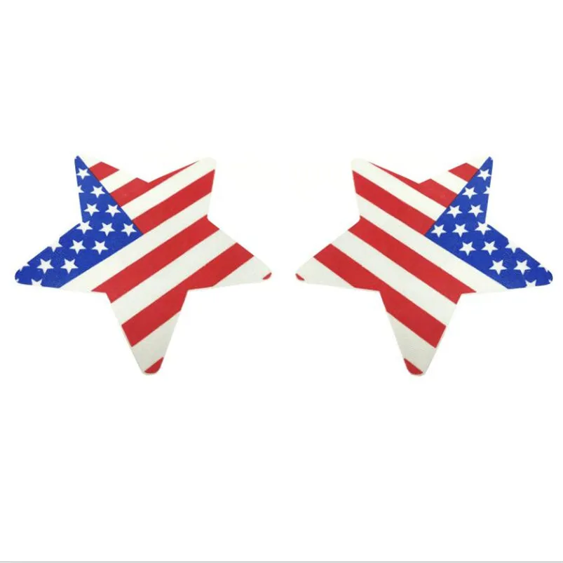 Сексуальный опыт 50 пар (100 шт) Женские нагрудные галстуки флаги ниппели не